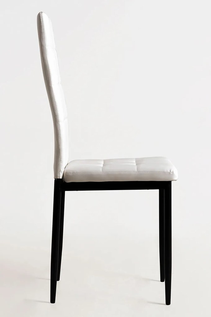 Zestaw 4 Krzese Lan Ekoskóra