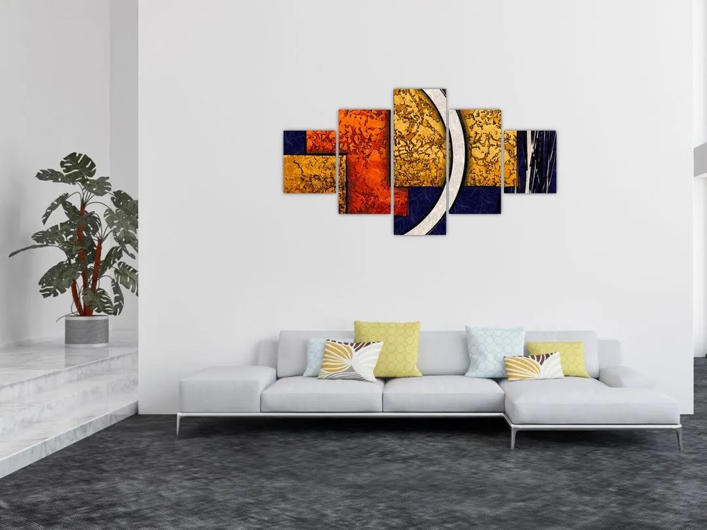 Obraz abstrakcji (125x70 cm)