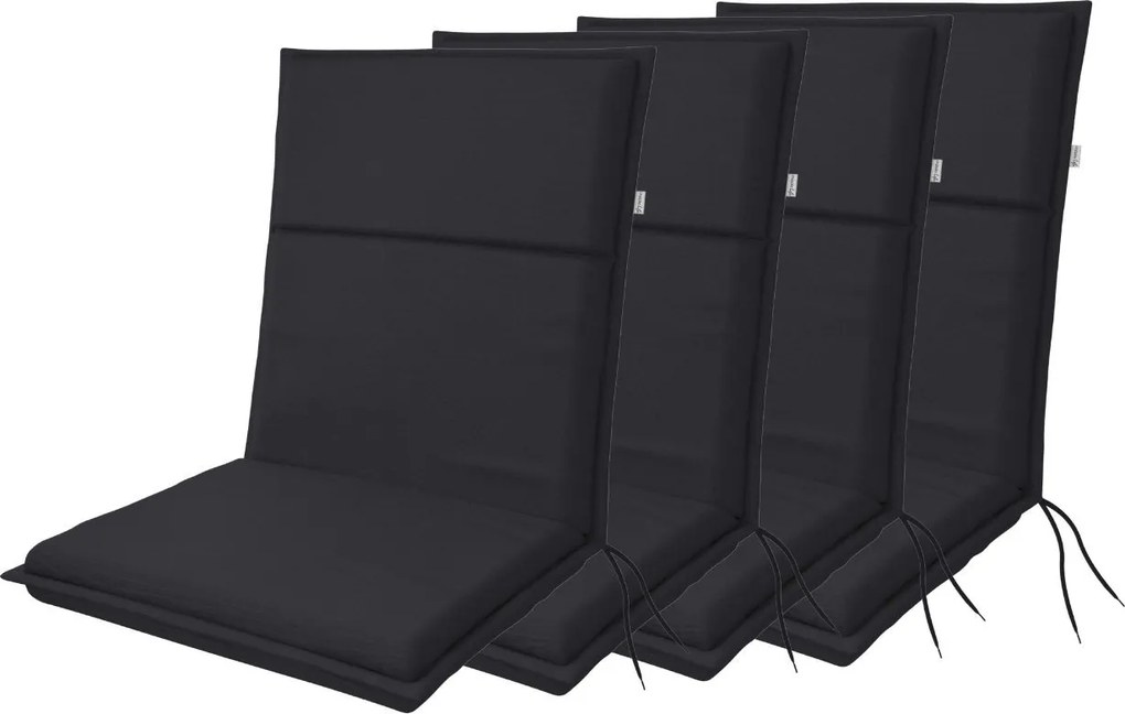 Doppler LIFE 5350 - set 4 szt. poduszek na krzesło z niskim oparciem