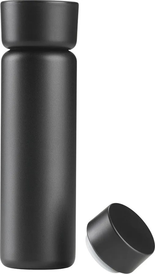 Czarny kubek termiczny ze stali nierdzewnej 650 ml Singles – Zone