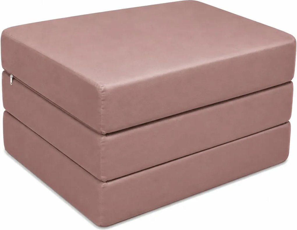 Materac 180/60 + Torba składany turystyczny tkanina Welur : Kolor tkaniny - VELVET - MG58, Rozmiar - 180/60/15, Typ tkaniny - Velvet