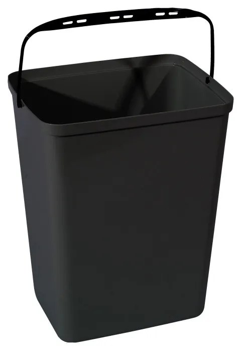 Plastikowy kosz na śmieci segregowane, 20 L, zielony