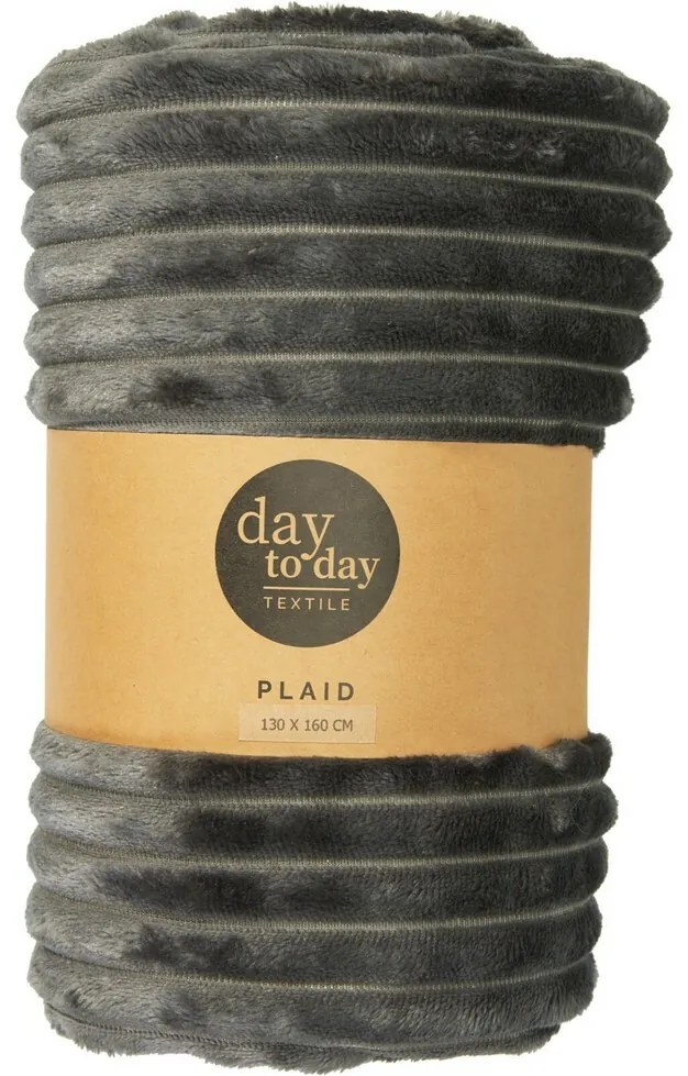 Koc Stripes Grey, 130 x 160 cm