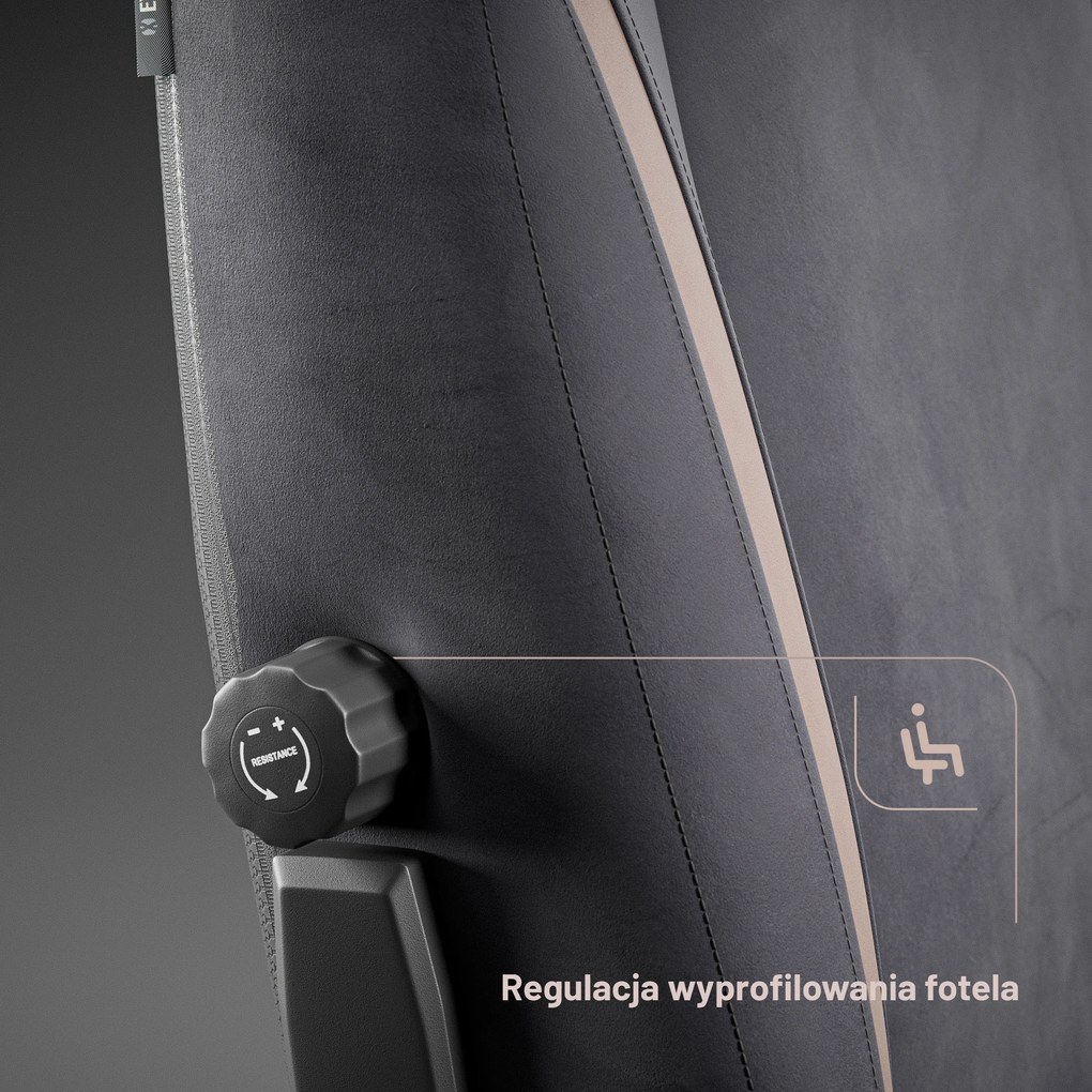 Fotel gamingowy Diablo X-Eye 2.0 Normal Size, Soft Black