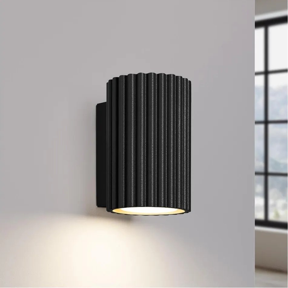 Brilagi - Kinkiet LED CRESTO 1xGU10/10W/230V 10 cm czarny