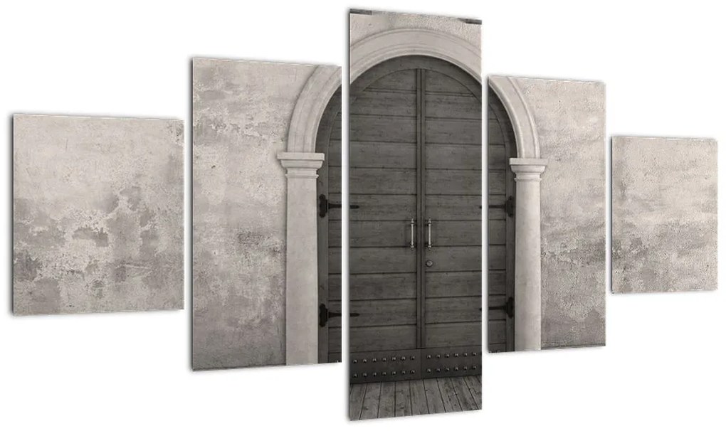 Obraz - Tajemnicze drzwi (125x70 cm)