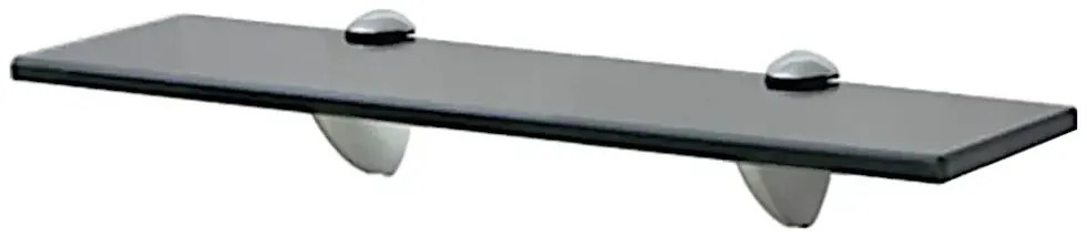 Elegancka czarna szklana półka 40x20 - Imker