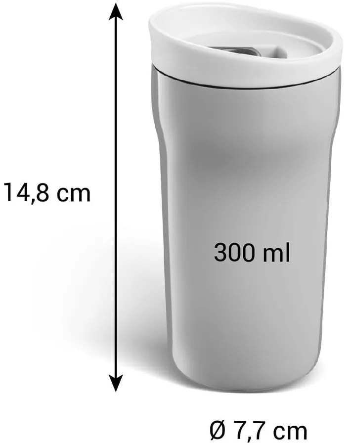 Beżowy kubek termiczny 300 ml Constant – Tescoma