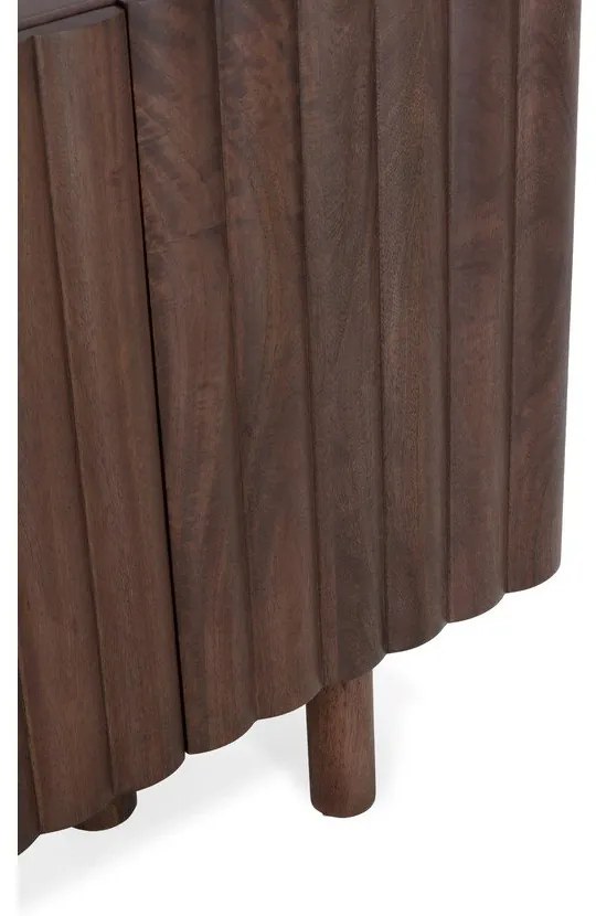 Brązowa komoda z litego drewna mango 160x80x40 cm Tamira – MOME