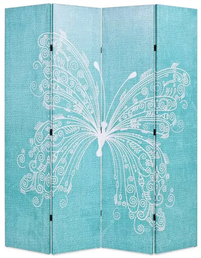 Parawan z nadrukiem motyla - Lanard 3X 160 x 170 cm