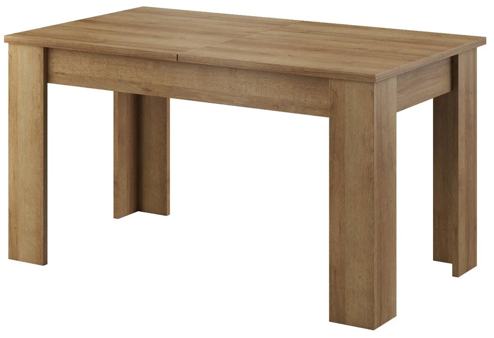 Stół rozkładany BROKON 140(180)x80 dąb riviera PIASKI Meble