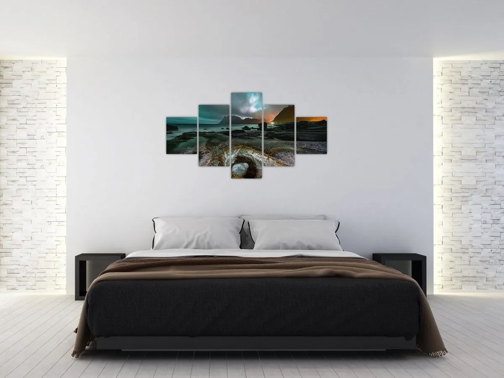 Obraz - Scena nocna (125x70 cm)