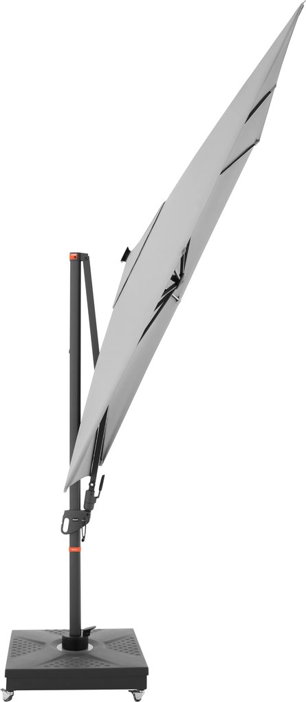 Doppler myZone LED 220 x 300 cm jasnoszara