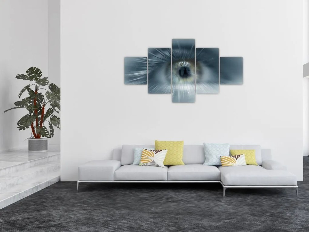 Obraz - Widok oka (125x70 cm)
