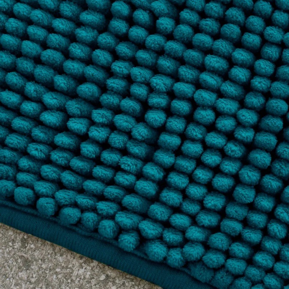 Zielononiebieski dywanik łazienkowy 50x80 cm Bobble – Catherine Lansfield
