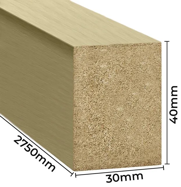 Lamele ścienne 12 szt. złoty połysk T5-B64