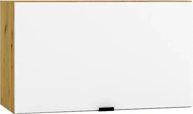 Wisząca szafka okapowa 60 cm biały + dąb artisan T0-M07