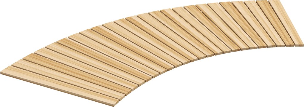 Outsunny Rolka Chodnikowa Ścieżka Ogrodowa, odporna na warunki atmosferyczne, drewno świerkowe, 120 x 47 x 1 cm, Natur