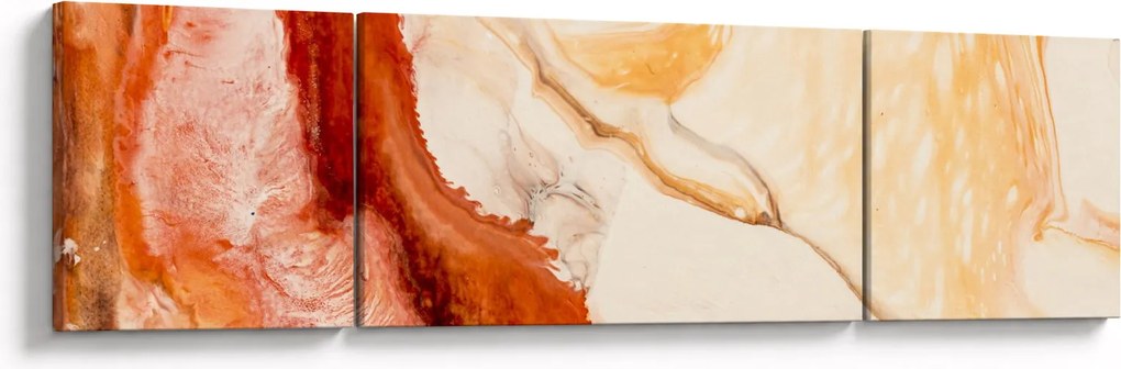 Obraz - Malarstwo abstrakcyjne (170x50 cm)