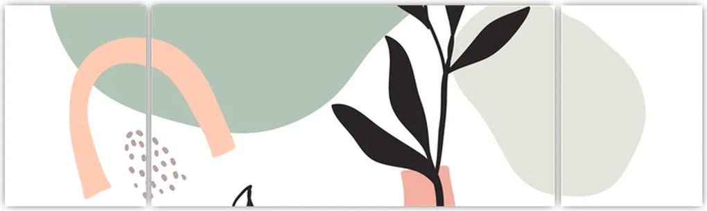 Obraz - Kwiaty w wazonie N⁰3 (170x50 cm)