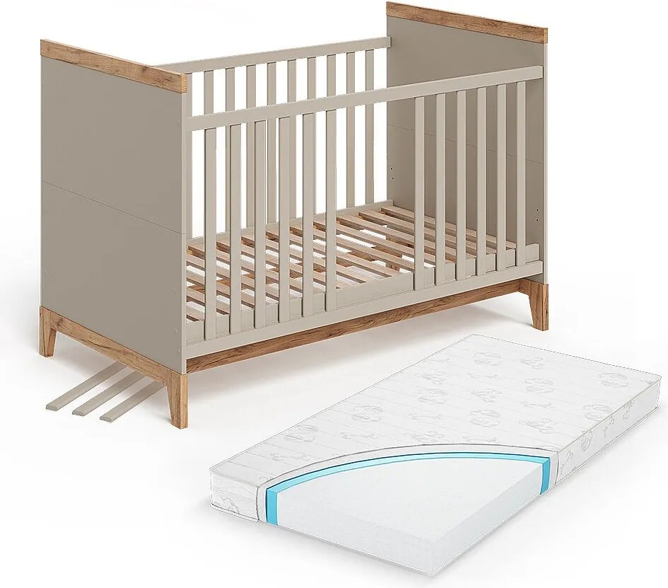 Łóżeczko dla dziecka kaszmir/rękodzieło 144.1x79.7x98.4 malia