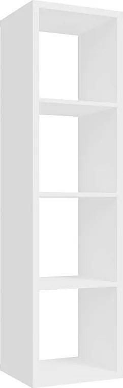 Półka - płyta wiórowa - biała - MAURO 411