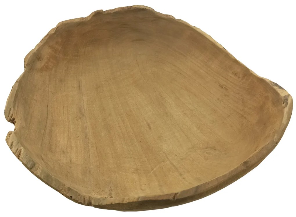 Misa ozdobna z drewna tekowego, Ø 40 cm