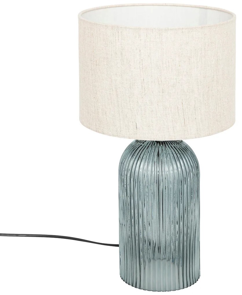 Lampa stołowa ze szklaną bazą MATI, wys. 42 cm