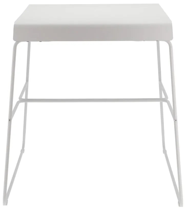 Biały metalowy stół 58x75 cm A-Café – Zone