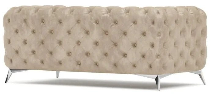 Beżowa aksamitna sofa 185 cm Chelsea – Ropez
