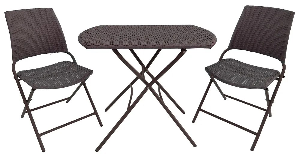 Zestaw mebli ogrodowych technorattanowych Austin wenge PATIO