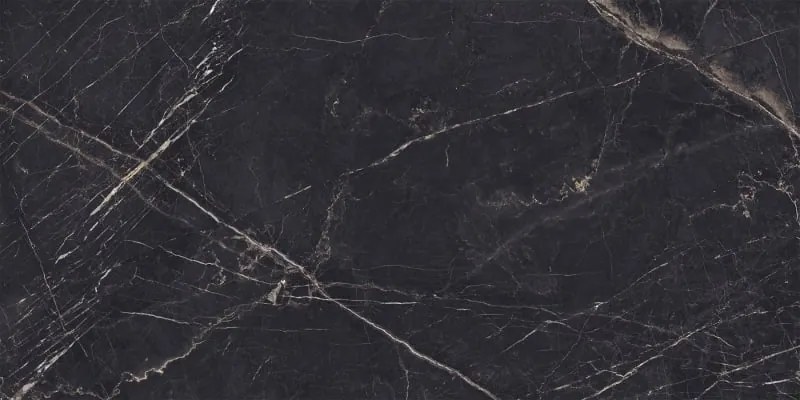 Mexen Eminet Black gres szkliwiony rekt. G1, płytka podłogowo-ścienna 120 x 60 cm, wysoki połysk - TL201-120-060-00