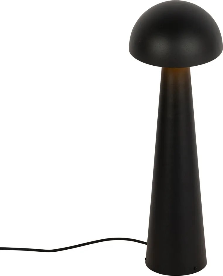 Lampa podłogowa zewnętrzna czarna 65 cm - Mushroom
