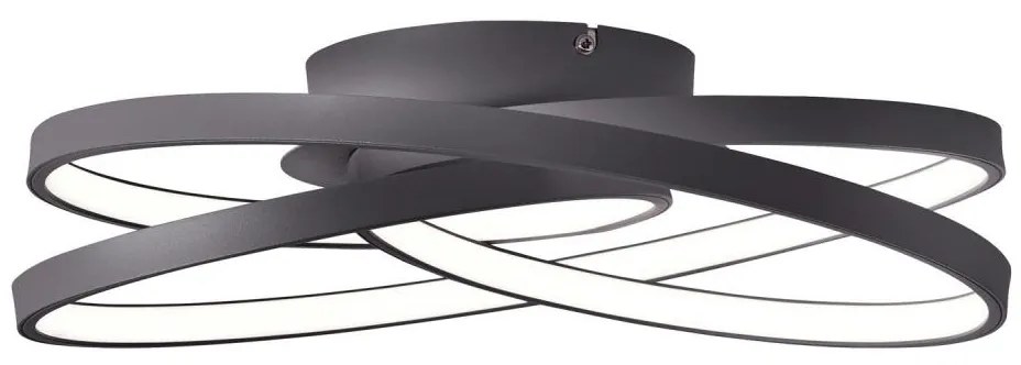 Brilliant - LED Plafon LABYRINTH LED/40W/230V śr. 39,5 cm czarny