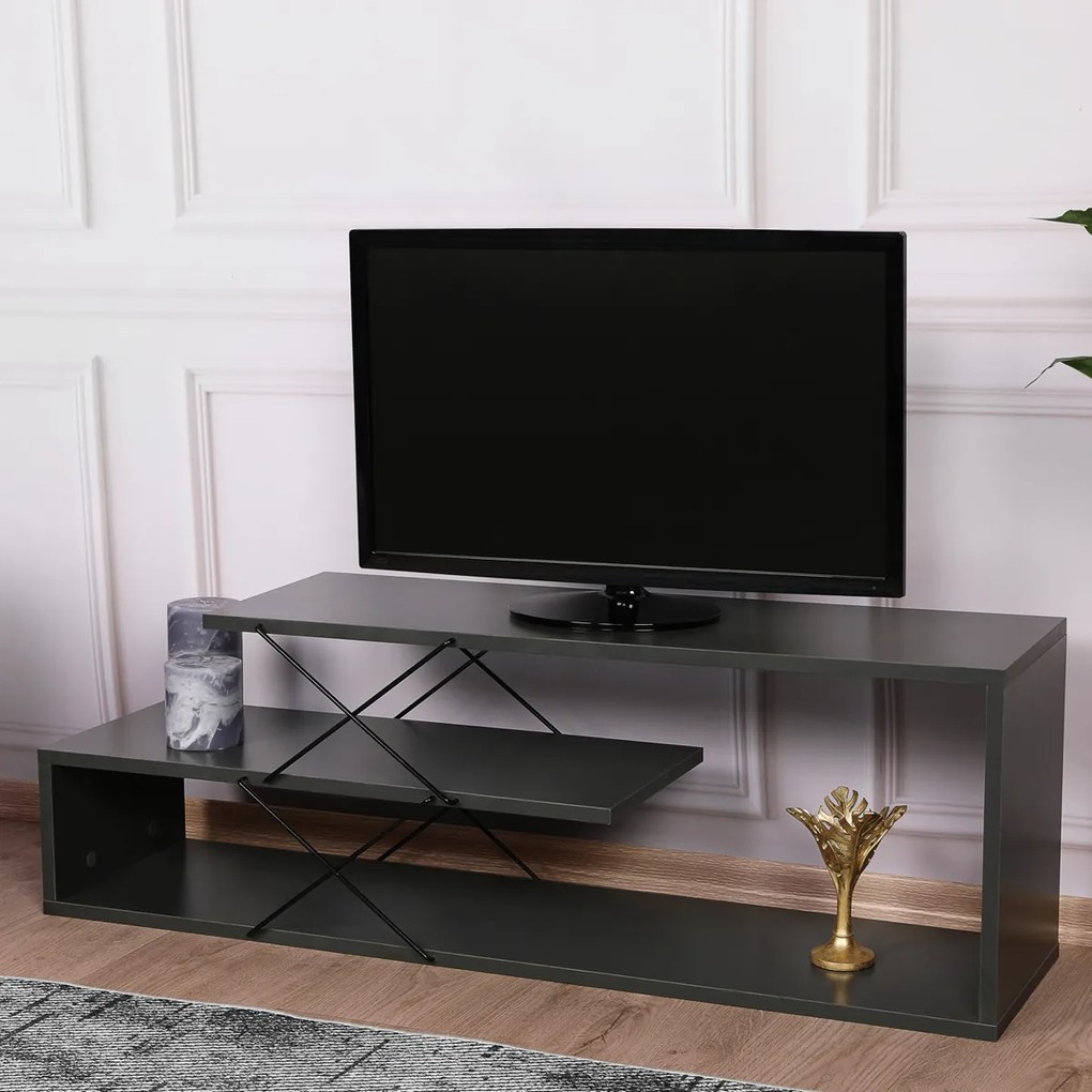 Stolik TV Zygzak Antracyt