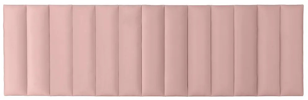 Tapicerowany panel ścienny FRAME KRONOS 15x90 cm Kolor: Jasnoróżowy