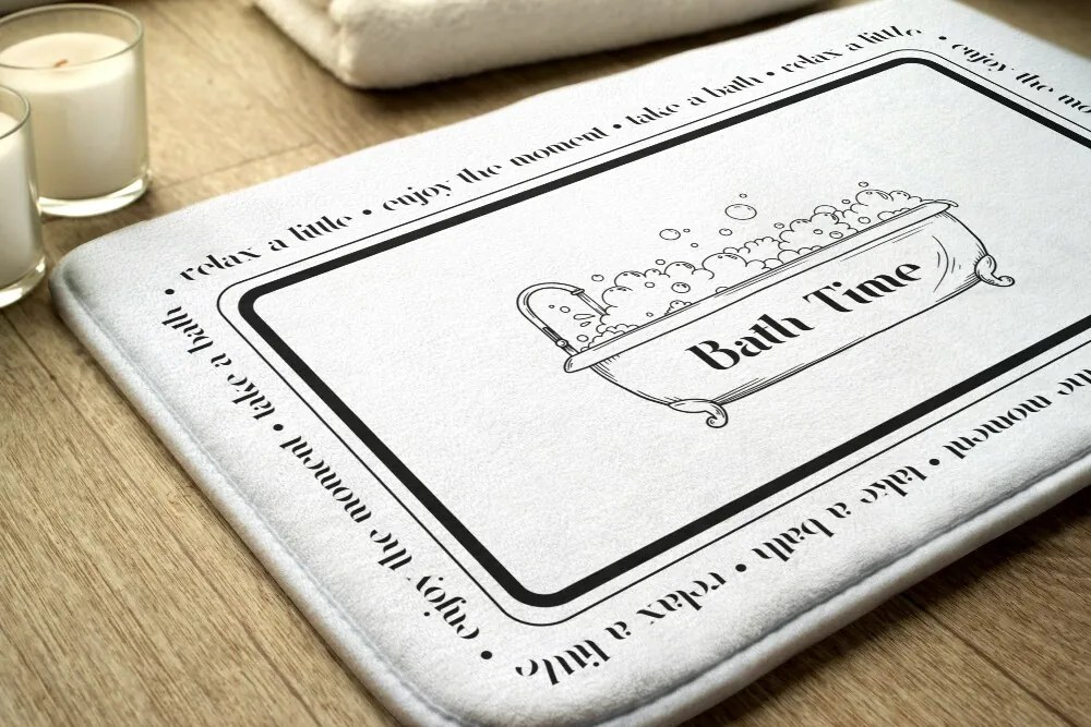 Dywanik do łazienki Dywanik do łazienki Wanna Kąpiel