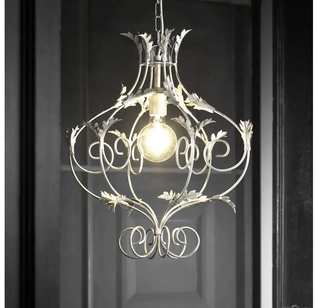 ONLI - Lampa wisząca CONTESSA 1xE27/22W/230V patyna na łańcuchu