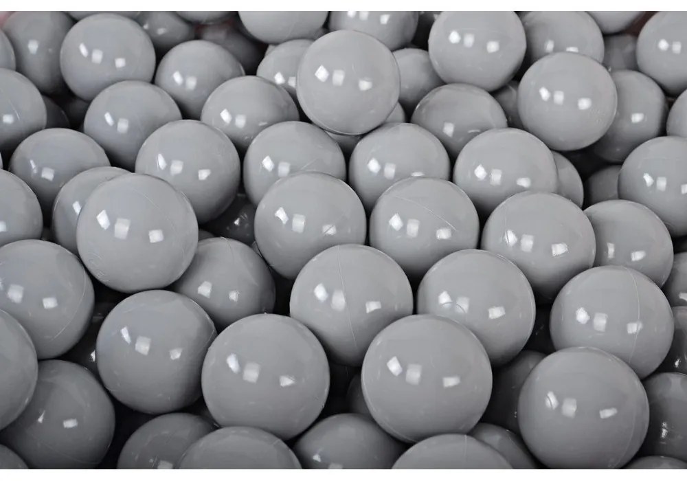 Kremowy aksamitny basen z kulkami ø 90x30 cm Montessori – Meowbaby