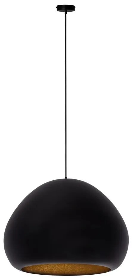 Lampa wisząca LAVA 1xE27/15W/230V czarno-złota na linku