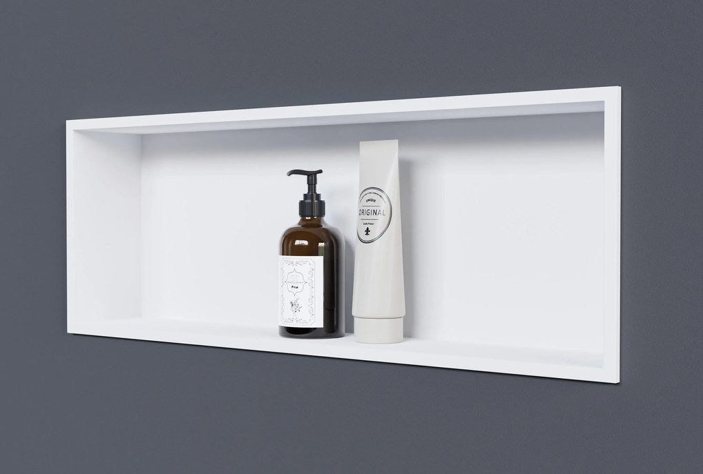 Półka wnękowa ścienna ze stali nierdzewnej NT206010X