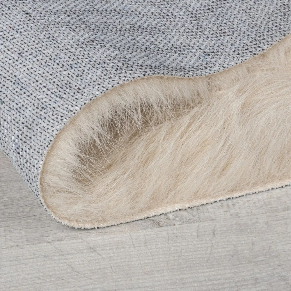 Kremowa syntetyczna skóra 180x290 cm Waffle Faux Fur – Flair Rugs