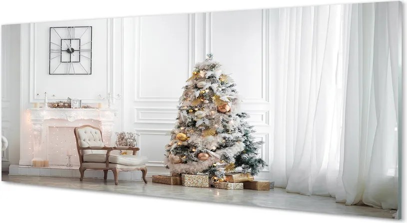 Szklany Panel Tradycyjne Dekoracje Choinkowe