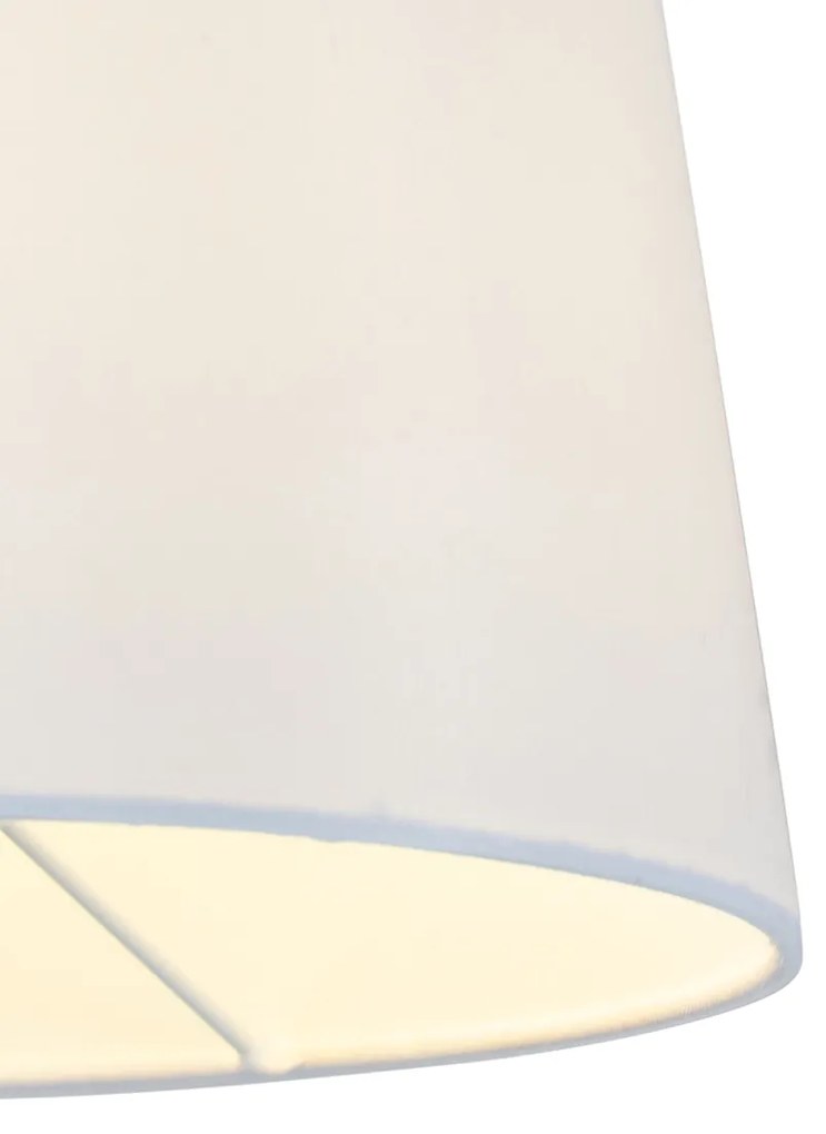 Inteligentna lampa ścienna brązowa z białym kloszem włącznie z WiFi A60 - Ladas Deluxe