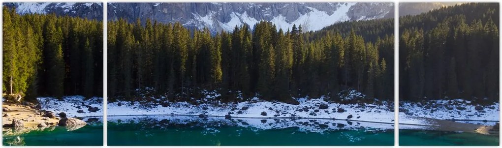 Obraz - Jezioro Karersee (170x50 cm)