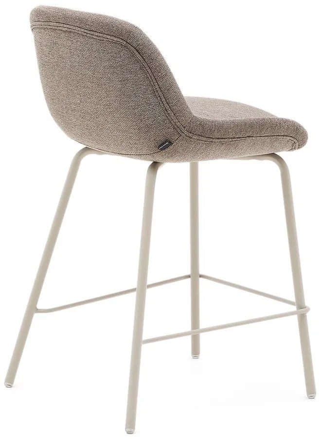 Szarobeżowy hoker (wysokość siedziska 65 cm) Aimin – Kave Home