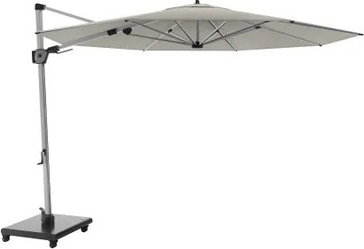 KNIRPS 320 x 320 cm - luksusowy wahadłowy parasol ogrodowy z drążkiem bocznym : Kolor parasola - Sandy