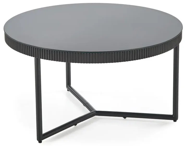 Stolik kawowy COSMO 80x80cm czarny HALMAR