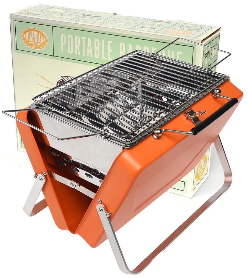 Przenośny grill na węgiel drzewny Burnt Orange – Rex London
