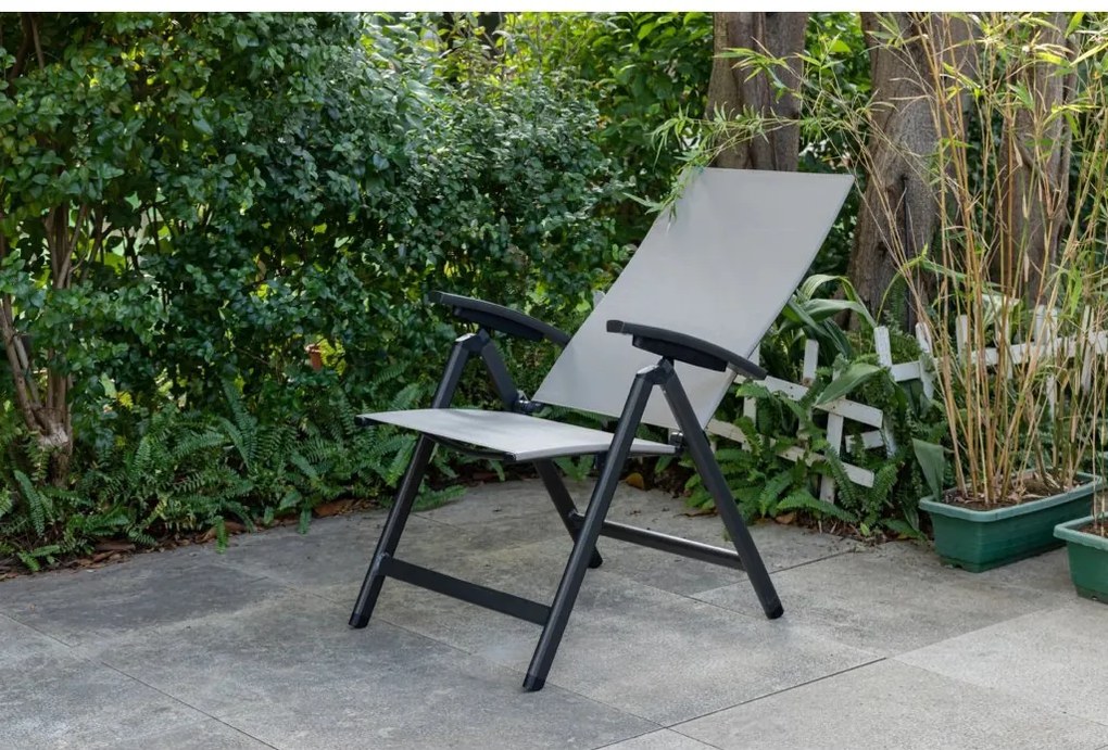 Doppler AVANTAGE regulowane krzesło ogrodowe mocca